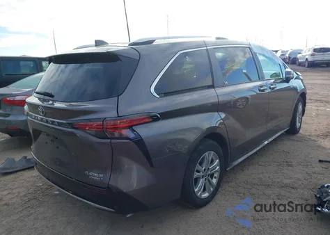2023 Toyota Sienna Platinum из США, поврежденный, VIN 5TDESKFC5PS104004